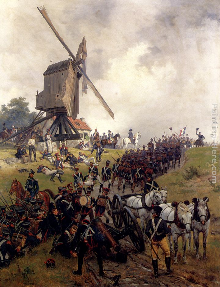 Ernest crofts the battle of waterloo painting anysize 50 off the 